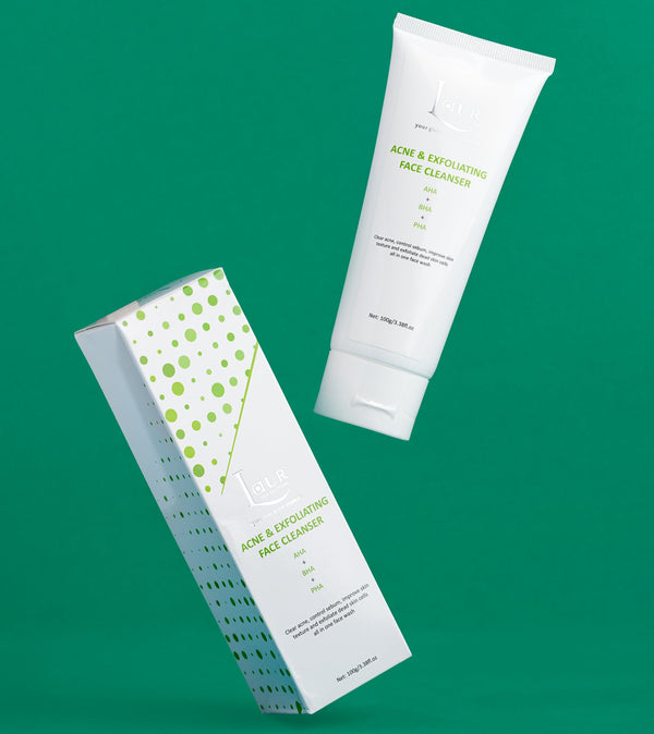 ACNE & EXFOLIATING FACE CLEANSER | Laur Skin Solutions