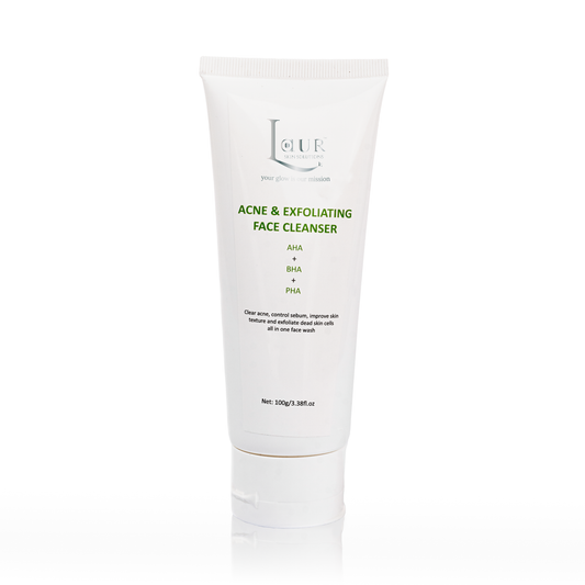 ACNE & EXFOLIATING FACE CLEANSER | Laur Skin Solutions